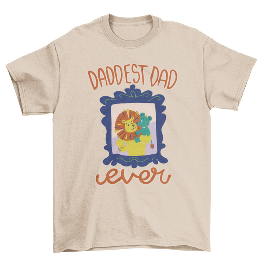 Lion dad father's day t-shirt